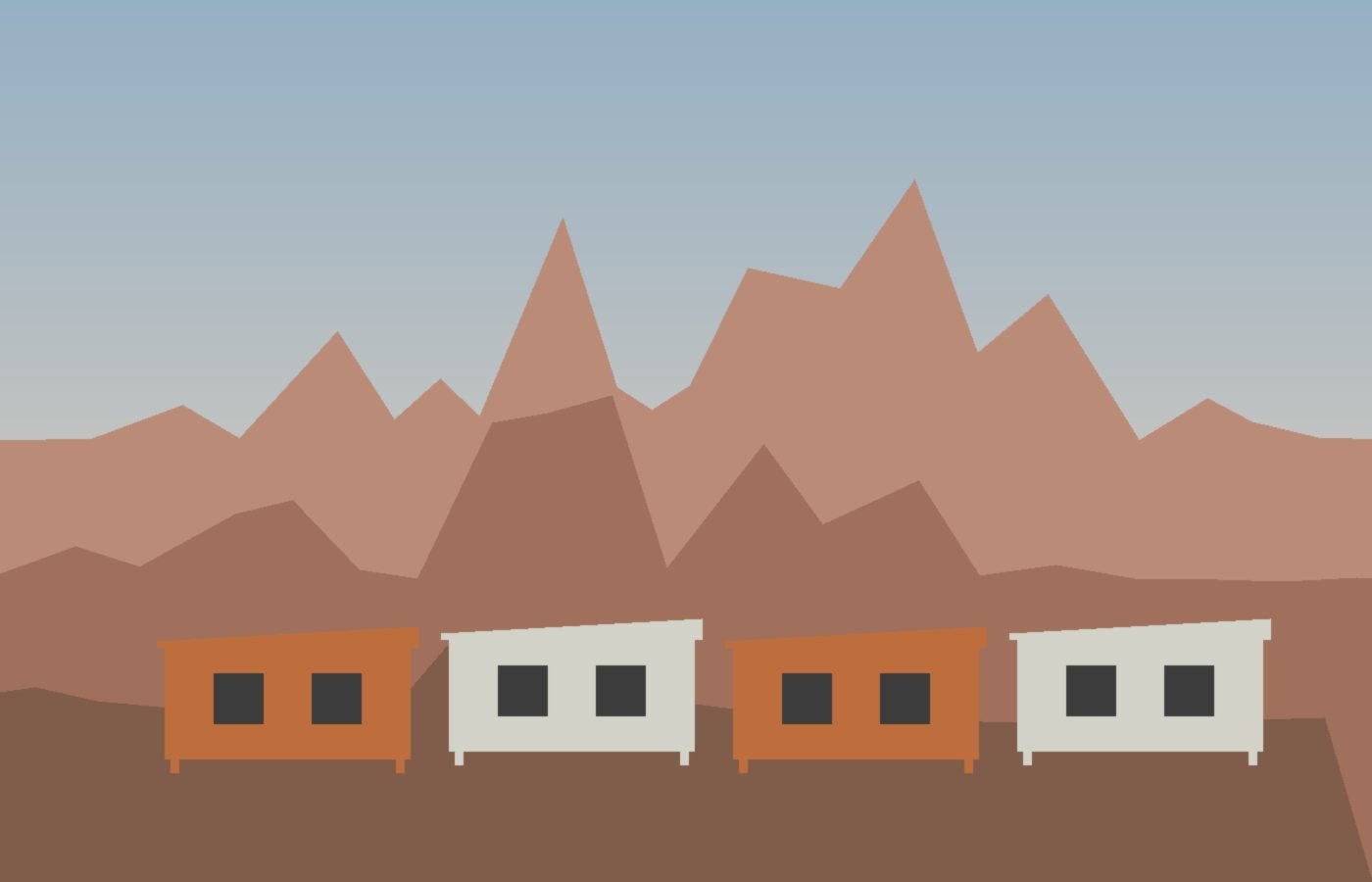 Campamento modular para minería